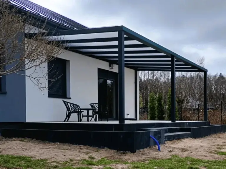 Zadaszenie tarasu z poliwęglanu Siedlce